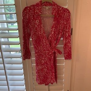 Pink Diane von Furstenberg Wrap Romper